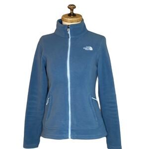 The North Face Zip-Up Fleece‎ Jacket Cozy Blue Small